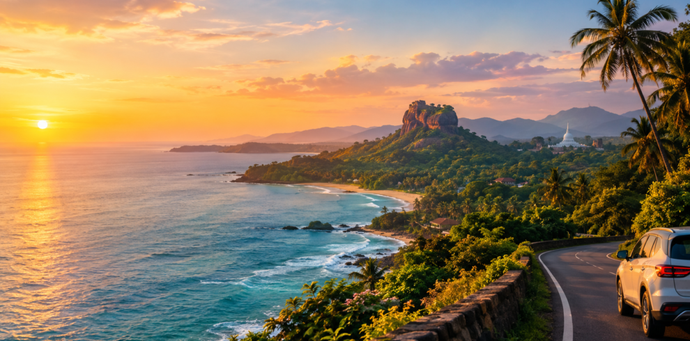 Golden Sunset Coastal Road Trip